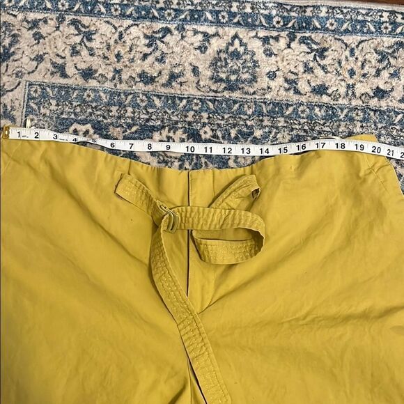 Zara Patchwork Contemporary Cargo Pants Wide Leg Pockets Belt Bohemian - Picture 14 of 16